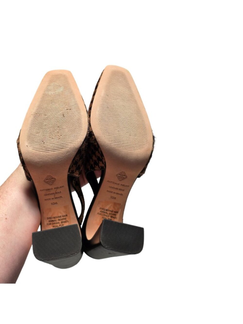 Women's - Antonio Melani Elisa Bovine Fur Pumps, Size 10 - Picture 7 of 8